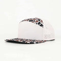 Hat - Off White with Brown Camo