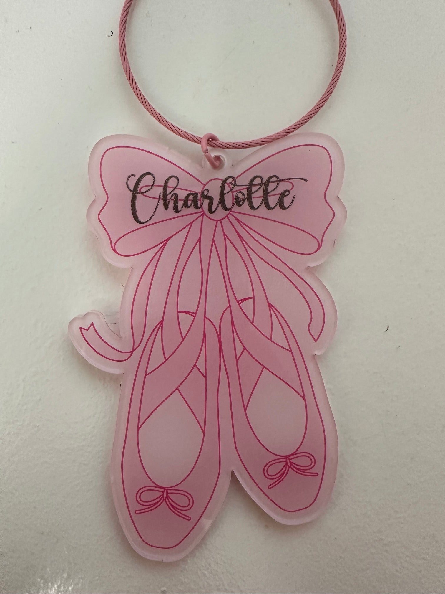 Ballet Shoes Bag Tag