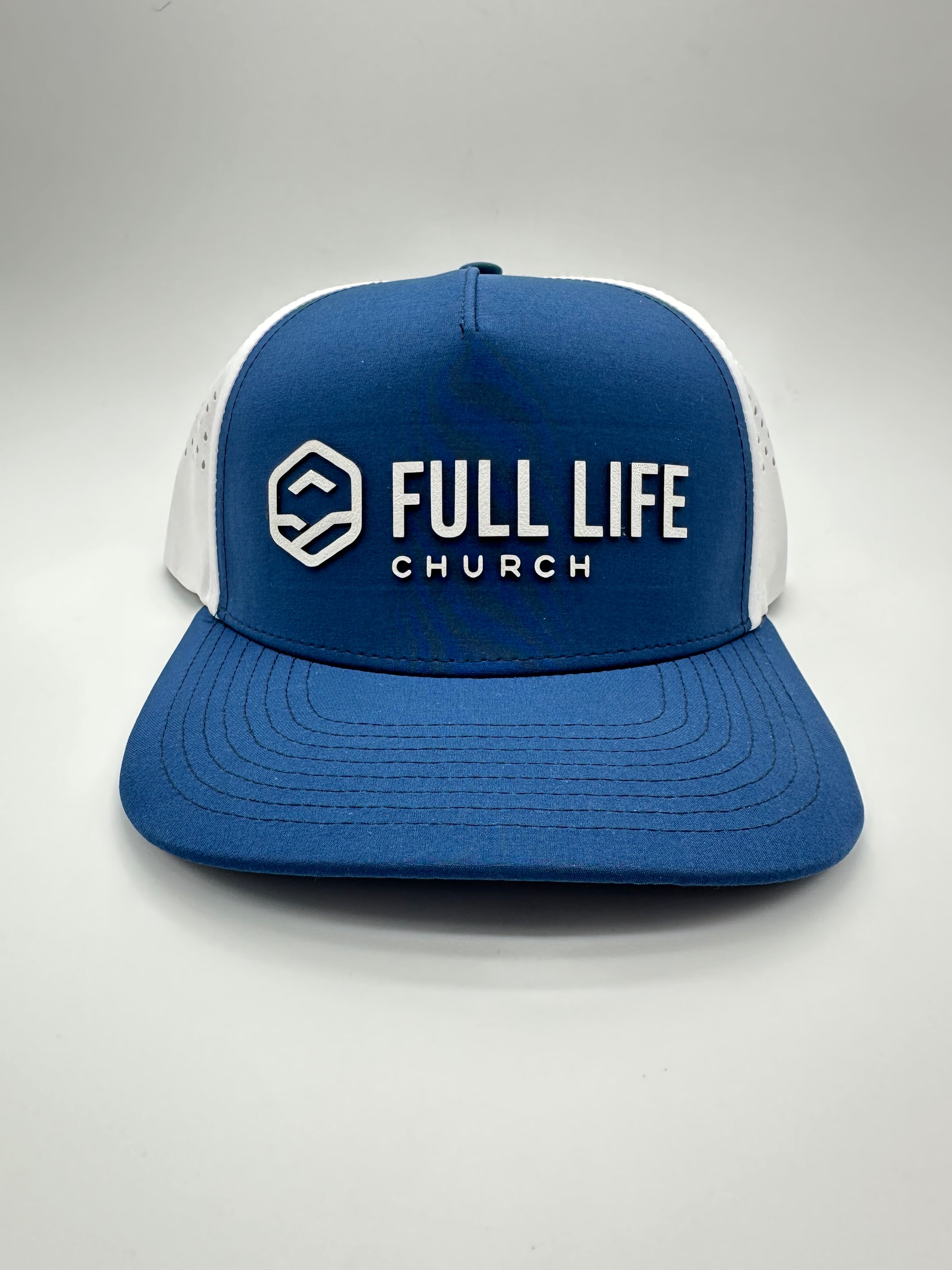 5-Panel - Cobalt Blue and White