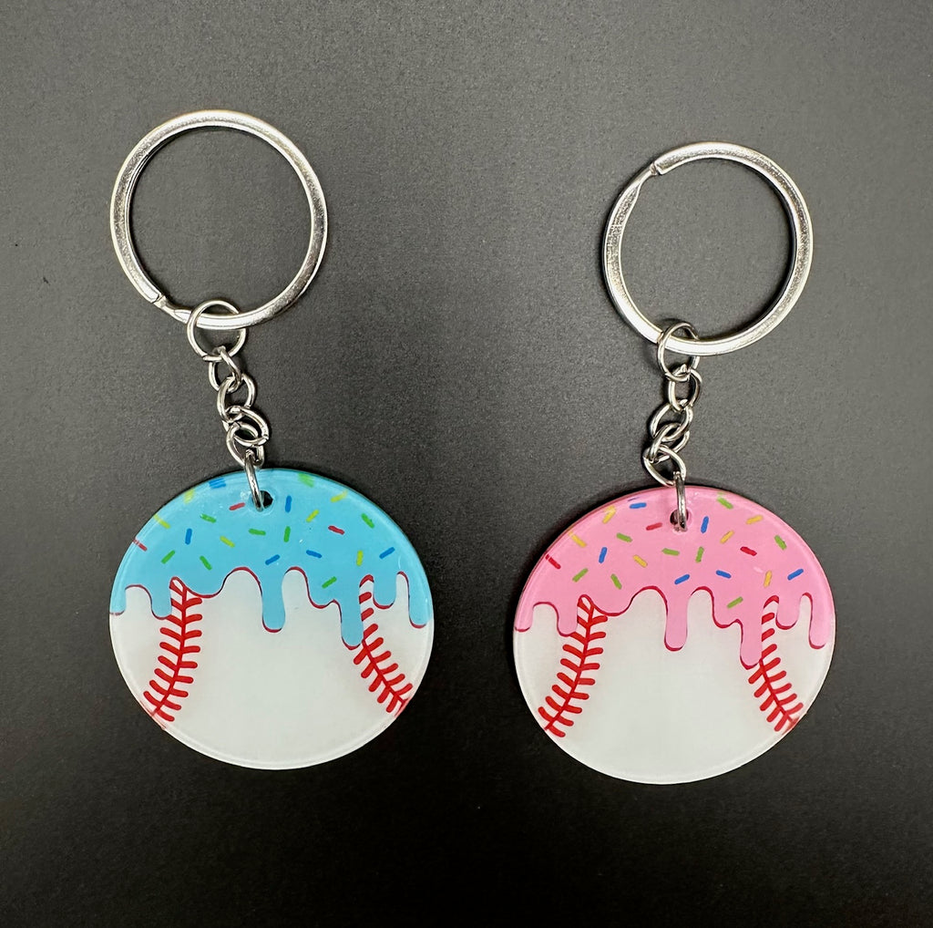 Baseball Drip Keychain