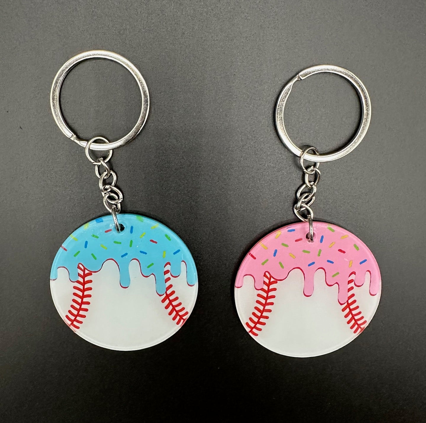 Baseball Drip Keychain