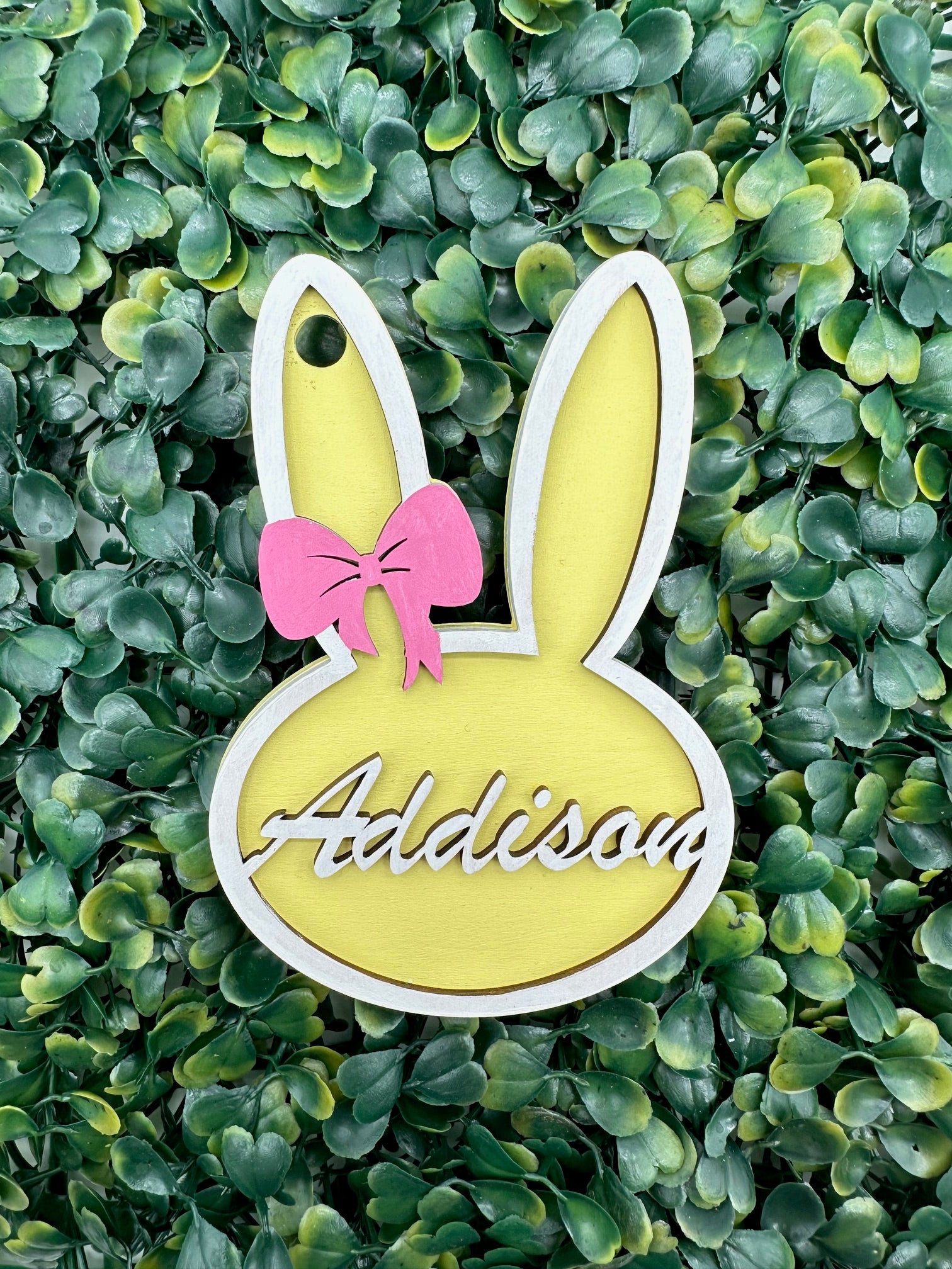 Easter Bunny Name Tag