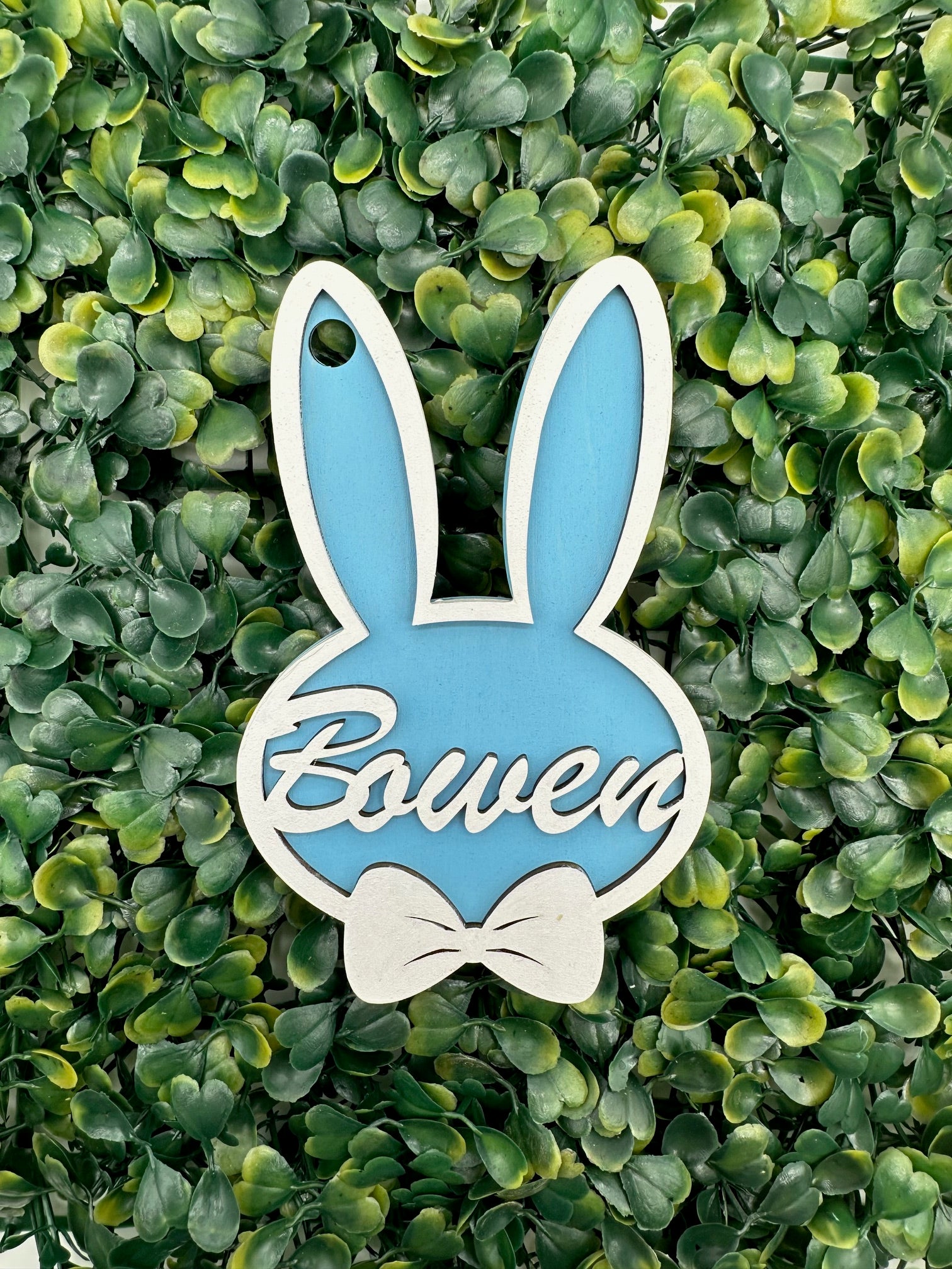 Easter Bunny Name Tag
