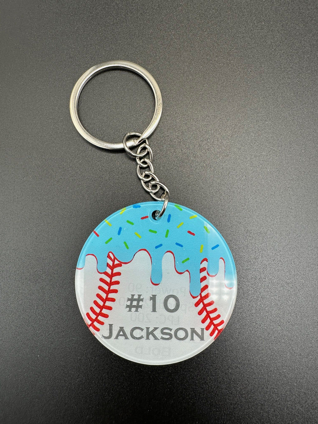 Baseball Drip Keychain