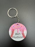 Baseball Drip Keychain